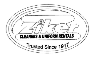 Z ZIKER CLEANERS & UNIFORM RENTALS TRUSTED SINCE 1917 logo