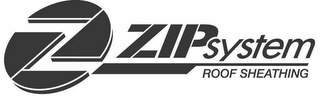 Z ZIP SYSTEM ROOF SHEATHING logo