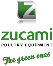 Z ZUCAMI POULTRY EQUIPMENT THE GREEN ONES logo