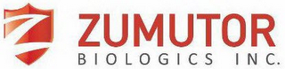 Z ZUMUTOR BIOLOGICS INC. logo