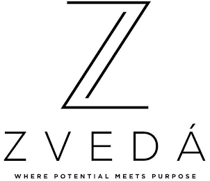Z ZVEDÁ WHERE POTENTIAL MEETS PURPOSE logo