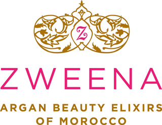 Z ZWEENA ARGAN BEAUTY ELIXIRS OF MOROCCO logo