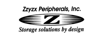 Z ZZYZX PERIPHERALS, INC. STORAGE SOLUTIONS BY DESIGN logo