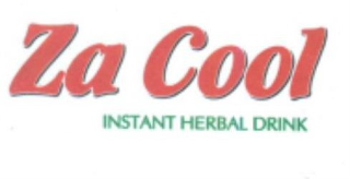 ZA COOL INSTANT HERBAL DRINK logo