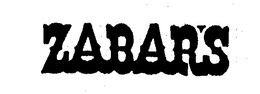 ZABAR'S logo