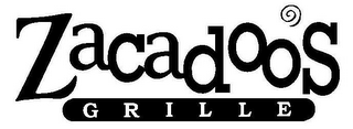 ZACADOO'S GRILLE logo