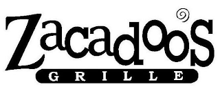 ZACADOO'S GRILLE logo