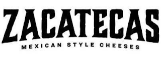 ZACATECAS MEXICAN STYLE CHEESES logo