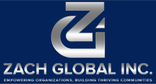 ZACH GLOBAL INC. EMPOWERING ORGANIZATIONS, BUILDING THRIVING COMMUNITIES .  ZGI logo