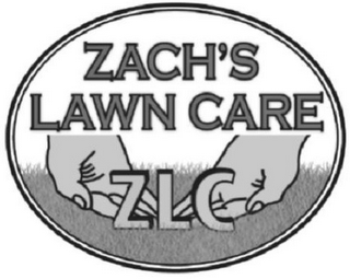 ZACH'S LAWN CARE ZLC logo