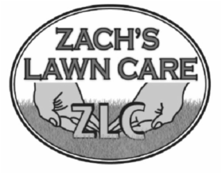 ZACH'S LAWN CARE ZLC logo