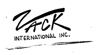 ZACK INTERNATIONAL INC. logo