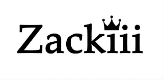 ZACKIII logo