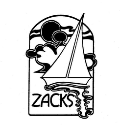 ZACK'S logo