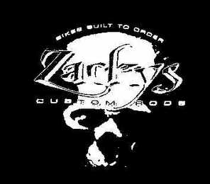 ZACKYS CUSTOM RODS logo