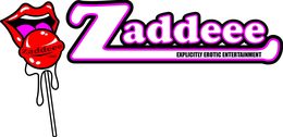 ZADDEEE.COM ZADDEEE EXPLICITLY EROTIC ENTERTAINMENT logo