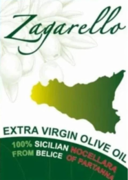 ZAGARELLO EXTRA VIRGIN OLIVE OIL 100 % SICILIAN NOCELLARA FROM BELICE OF PARTANNA logo