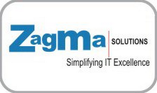 ZAGMA SOLUTIONS SIMPLIFYING IT EXCELLENCE logo
