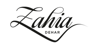 ZAHIA DEHAR logo