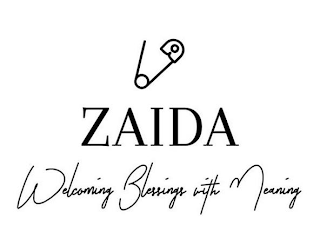 ZAIDA WELCOMING BLESSINGS WITH MEANING logo