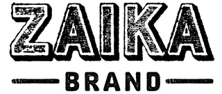 ZAIKA BRAND logo