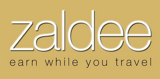 ZALDEE EARN WHILE YOU TRAVEL logo
