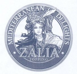 ZALIA TOPPING MEDITERRANEAN DELIGHTS logo