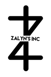 ZALYNS INCORPORATED Z I 4 4 logo