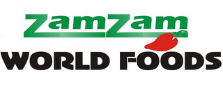 ZAM ZAM WORLD FOODS logo