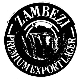 ZAMBEZI PREMIUM EXPORT LAGER BREWED IN ZIMBABWE FROM THE FINEST HOPS & BARLEY logo