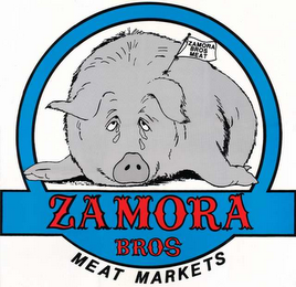 ZAMORA BROS.  MEAT MARKETS logo