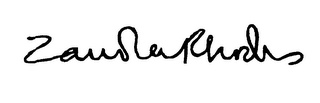 ZANDRA RHODES logo