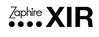 ZAPHIRE XIR logo