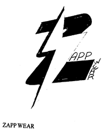 ZAPP WEAR logo
