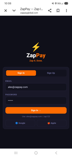 ZAPPAY ZAP IT. DONE. logo