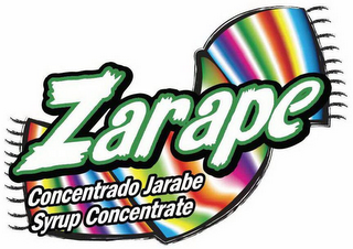 ZARAPE CONCENTRADO JARABE SYRUP CONCENTRATE logo