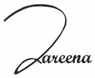 ZAREENA logo