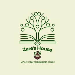 ZARE'S HOUSE WHERE YOUR IMAGINATION IS FREE logo