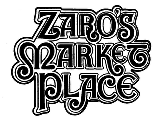 ZARO'S MARKET PLACE logo