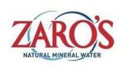 ZARO'S NATURAL MINERAL WATER logo