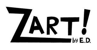 ZART! BY E.D. logo