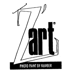 Z'ART PHOTO PAINT BY NUMBER logo
