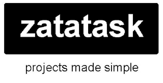 ZATATASK PROJECTS MADE SIMPLE logo