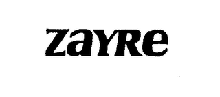 ZAYRE logo