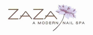 ZAZA A MODERN NAIL SPA logo