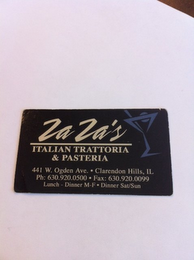 ZAZA'S ITALIAN TRATTORIA & PASTERIA logo