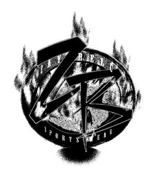 ZB ZAY BELL SPORTS WEAR logo
