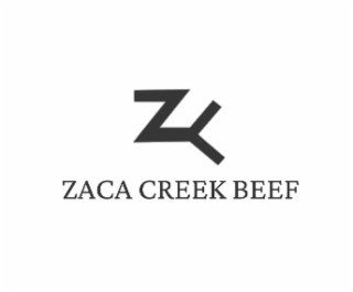 ZC ZACA CREEK BEEF logo