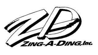 ZD ZING-A-DING, INC. logo
