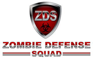 ZDS ZOMBIE DEFENSE SQUAD logo